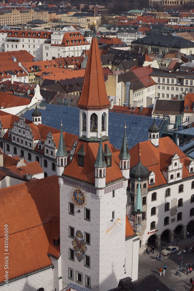 Obraz premium Blick über München