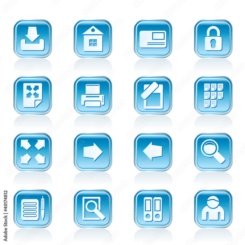Internet and Web Site Icons - Vector Icon Set Internet and Web Site Icons - Vector Icon Set