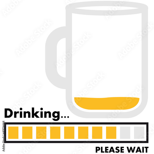 Bilde på lerret drinking