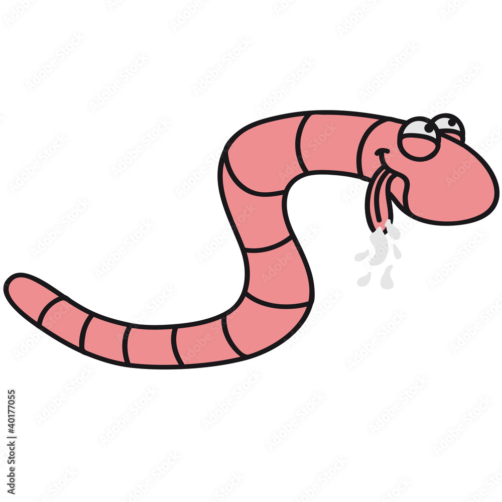 Obraz premium funny_worm