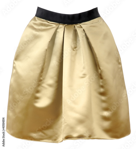 golden skirt
