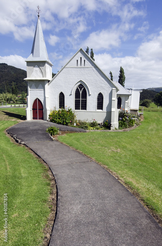 Church in New Zealand photo