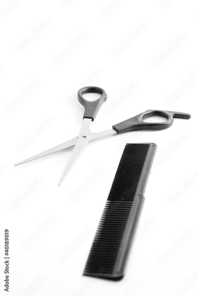 Hairdressers Scissors and Comb Hairdressers Scissors and Comb