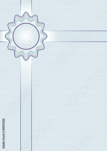 Guilloche frame