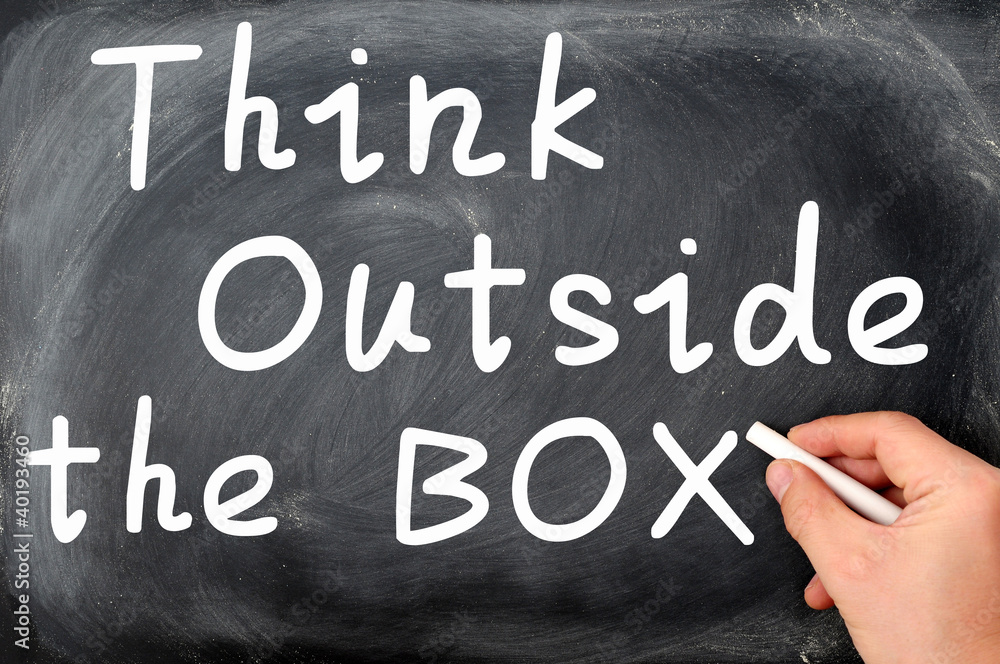 Fototapeta premium Think outside the box