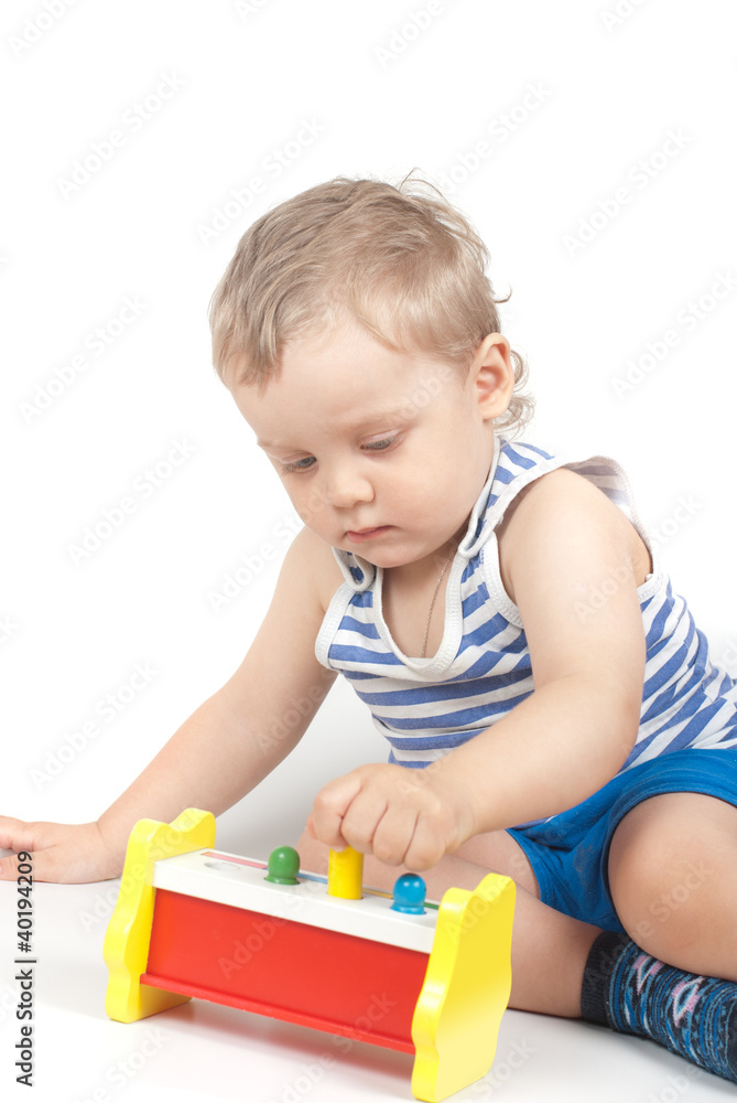 boy with a toy boy with a toy