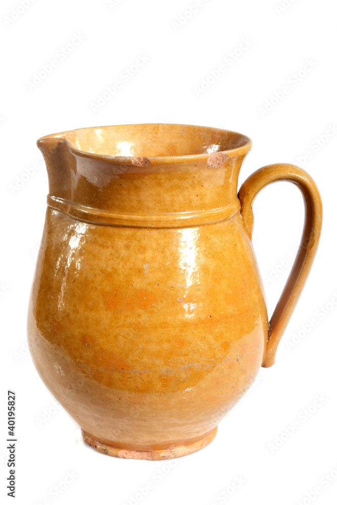 old clay jug