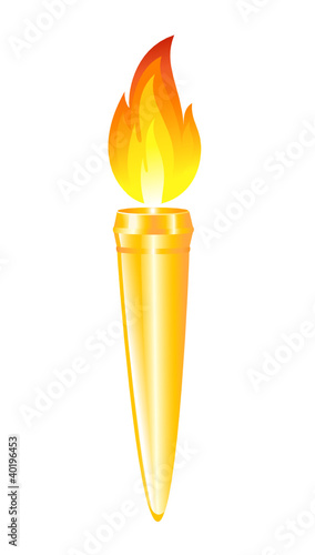 Olympic torch. Vector-Illustration