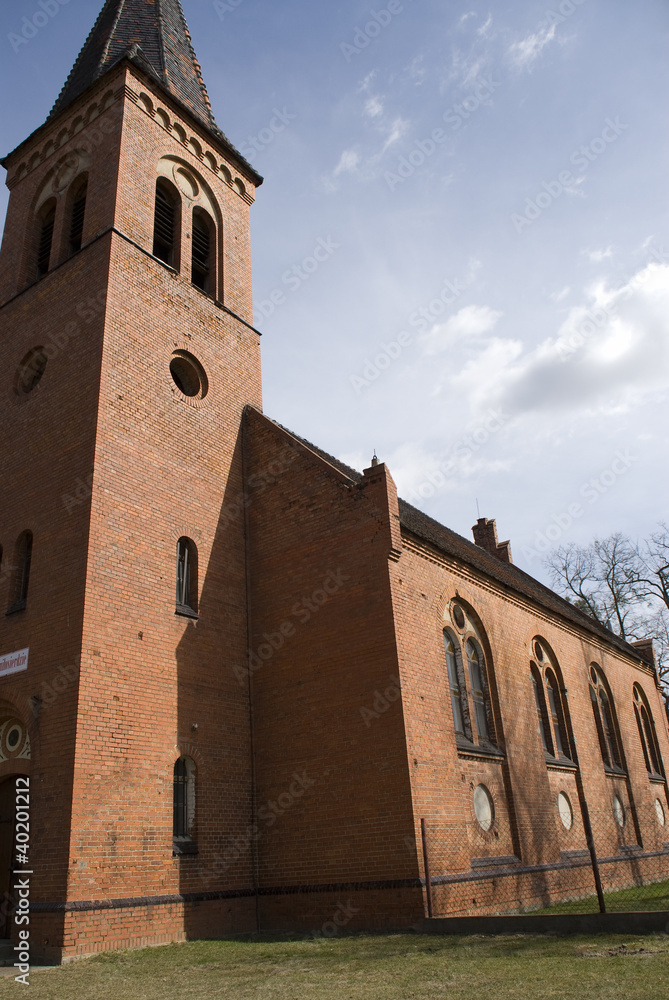 Old Gothic Evangelical church