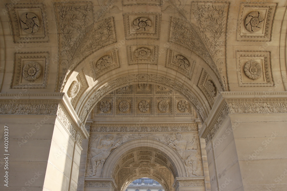 Arc de Triomphe du Carrousel du Louvre à Paris