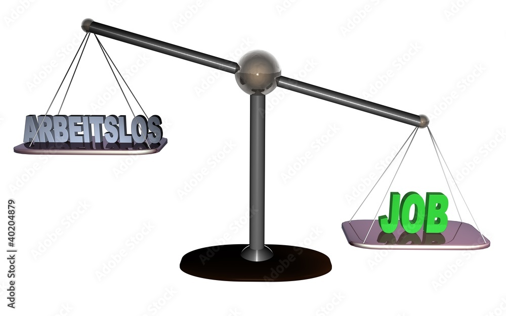 3D Waage - ARBEITSLOS - JOB 3D Waage - ARBEITSLOS - JOB