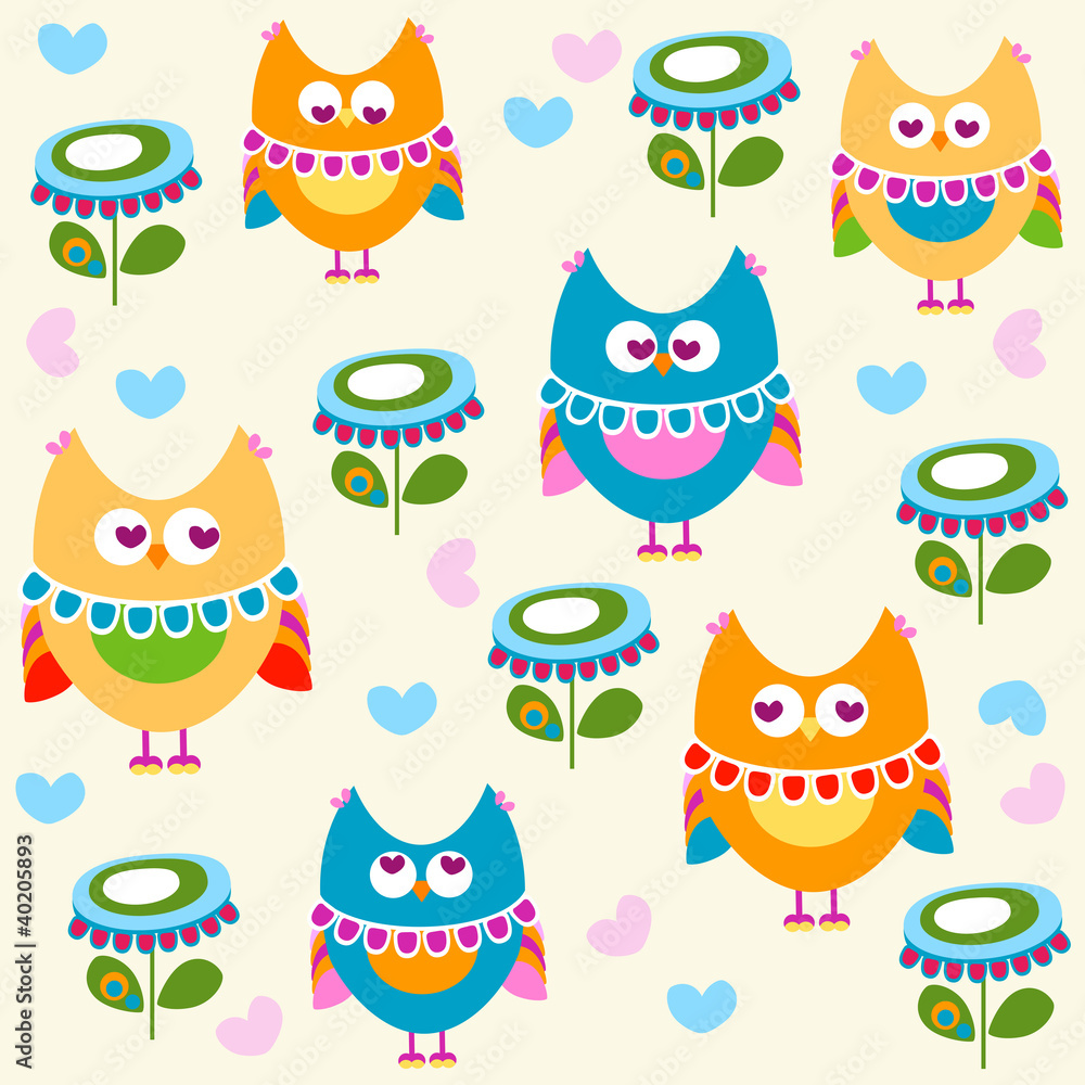 owls pattern owls pattern