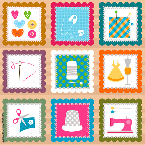 sewing elements