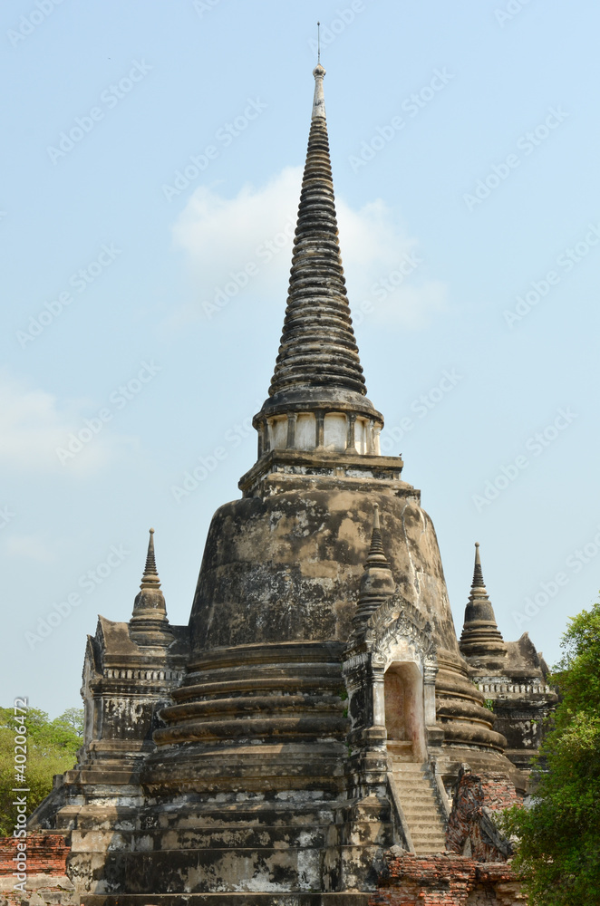 Promenade au site d'Ayutthaya
