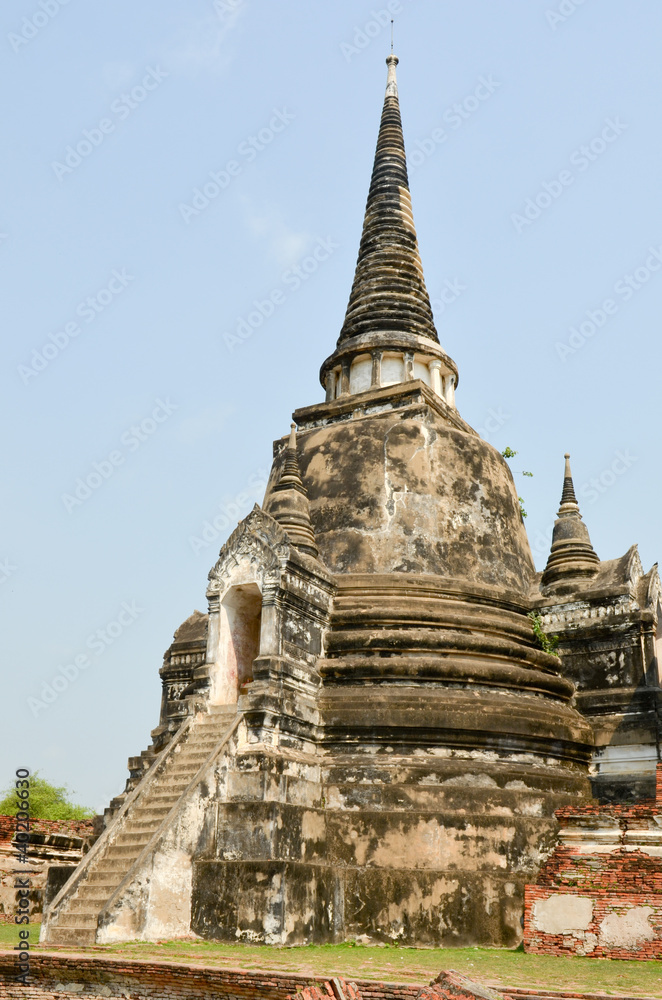 Fototapeta premium Temple au site d'Ayutthaya