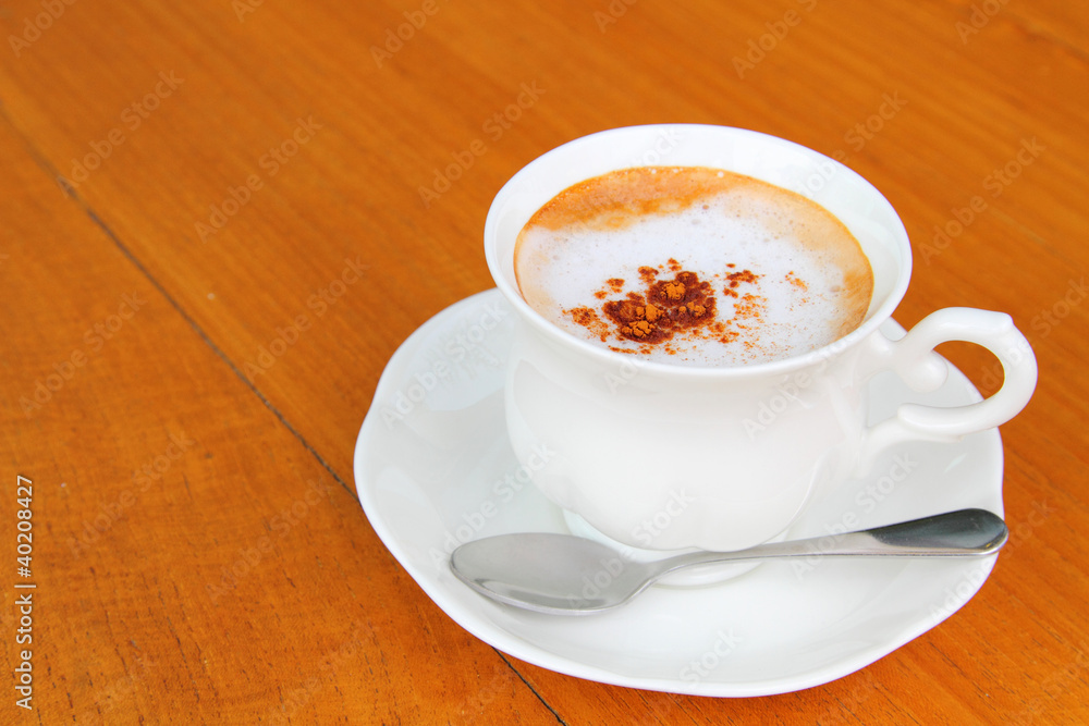 Obraz premium capuccino coffee cup