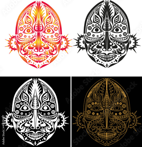 tribal ethnic religious mask