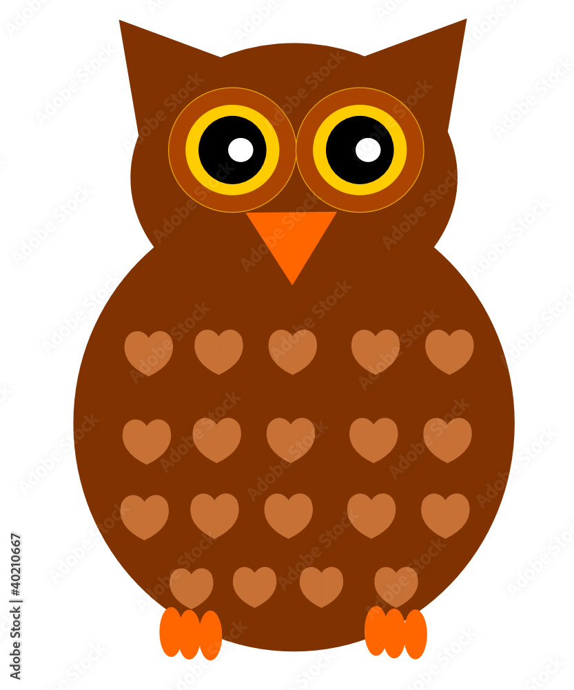 Vector Illustration of owl Vector Illustration of owl