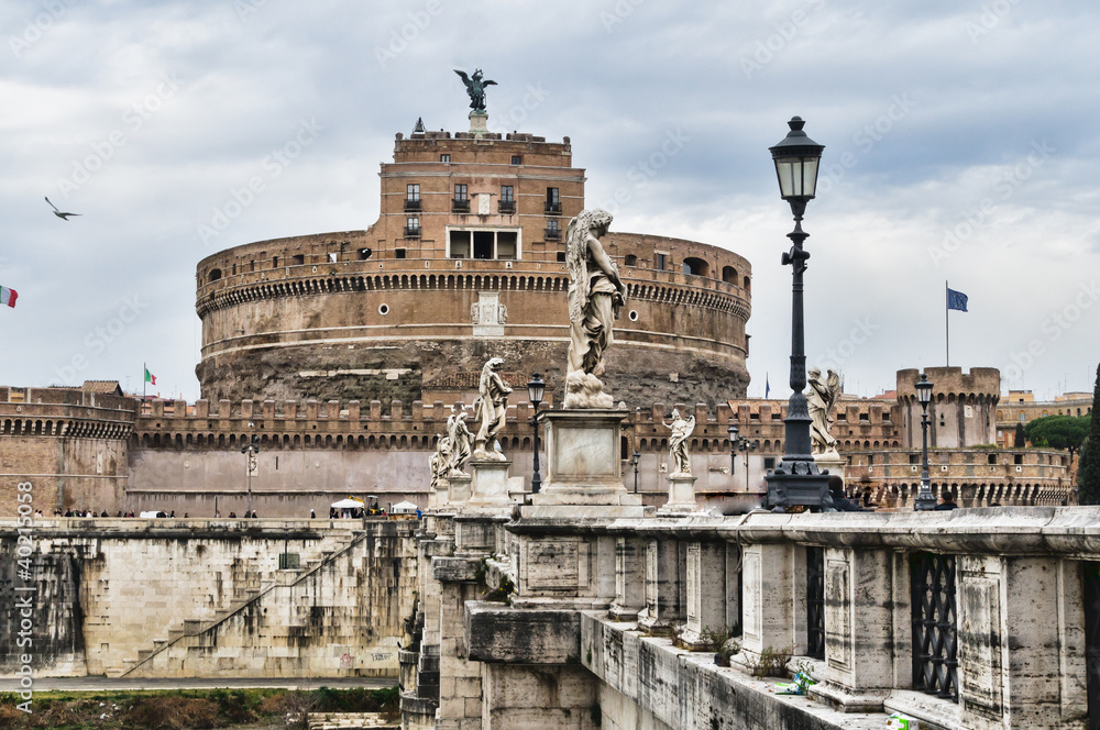 Castle of the Angels, Rome. St Angelo