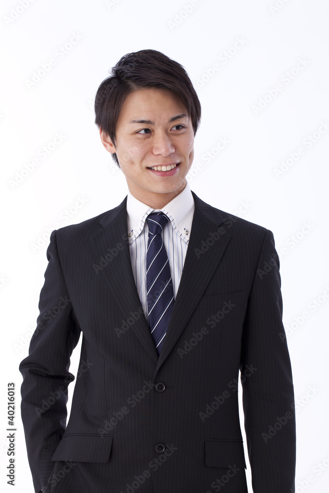 A young businessman A young businessman