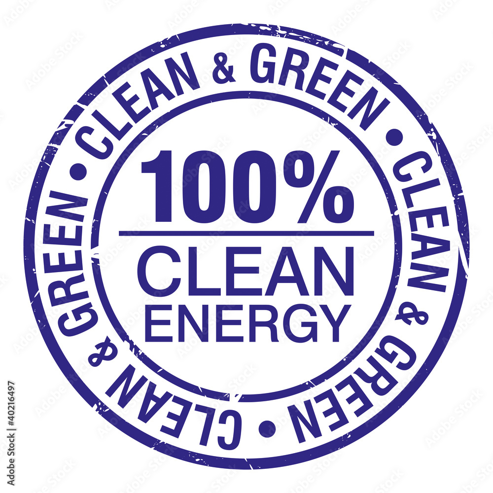 100% clean energy clean & green
