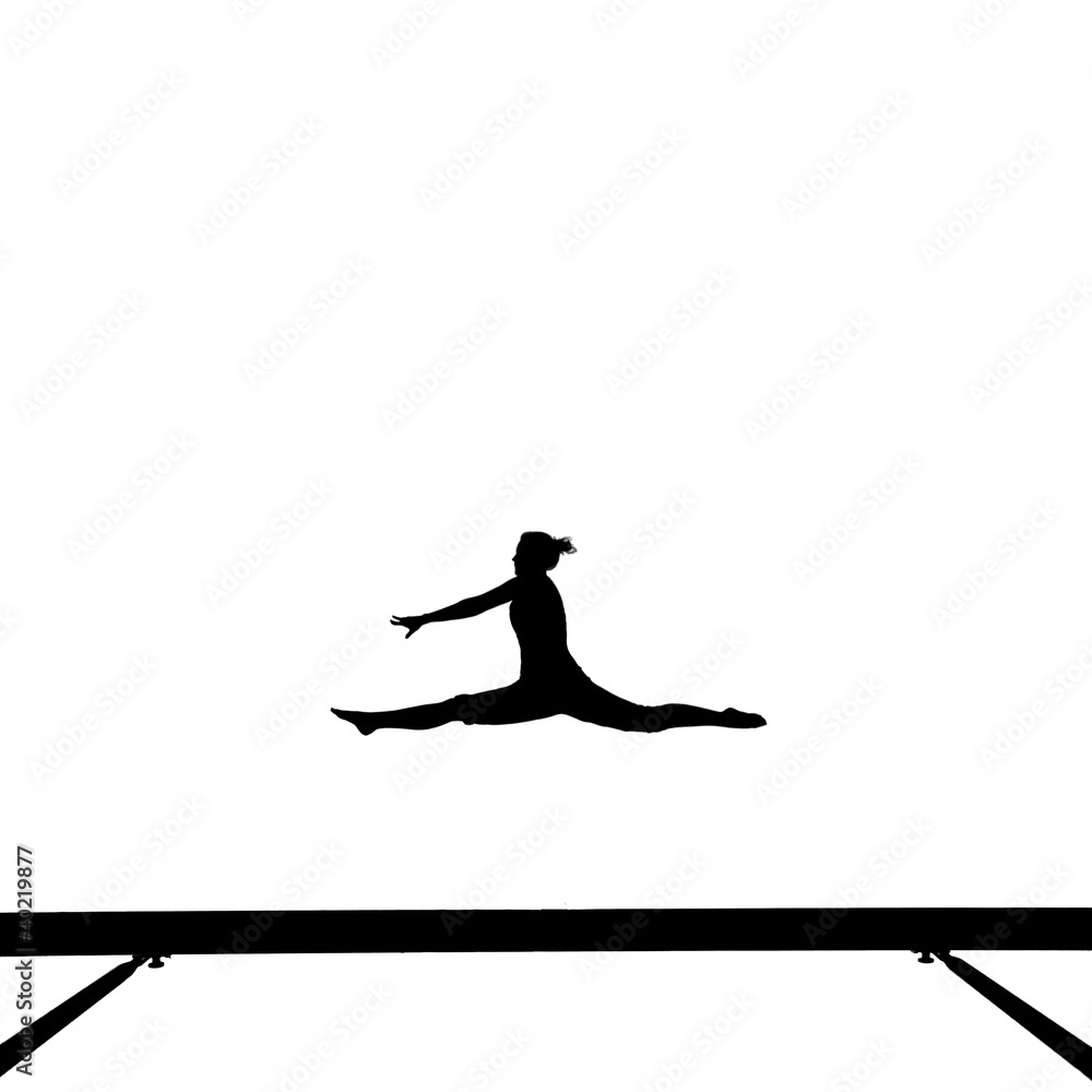Split Jump Beam Gymnastics The Best Picture Of Beam