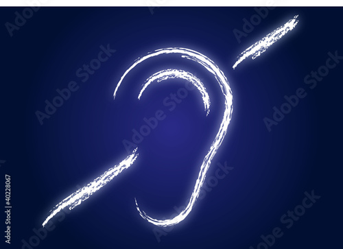 deaf person handwrite symbol