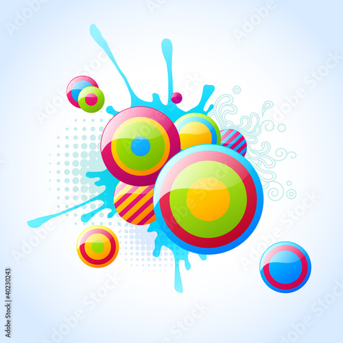 vector bubble background