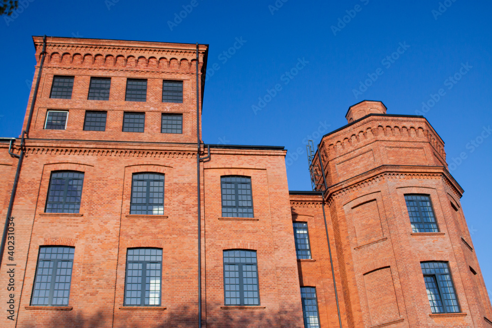 old factory in Lodz Poland