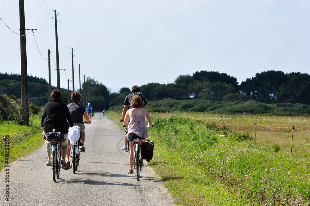 Obraz premium promenade en vélo 2