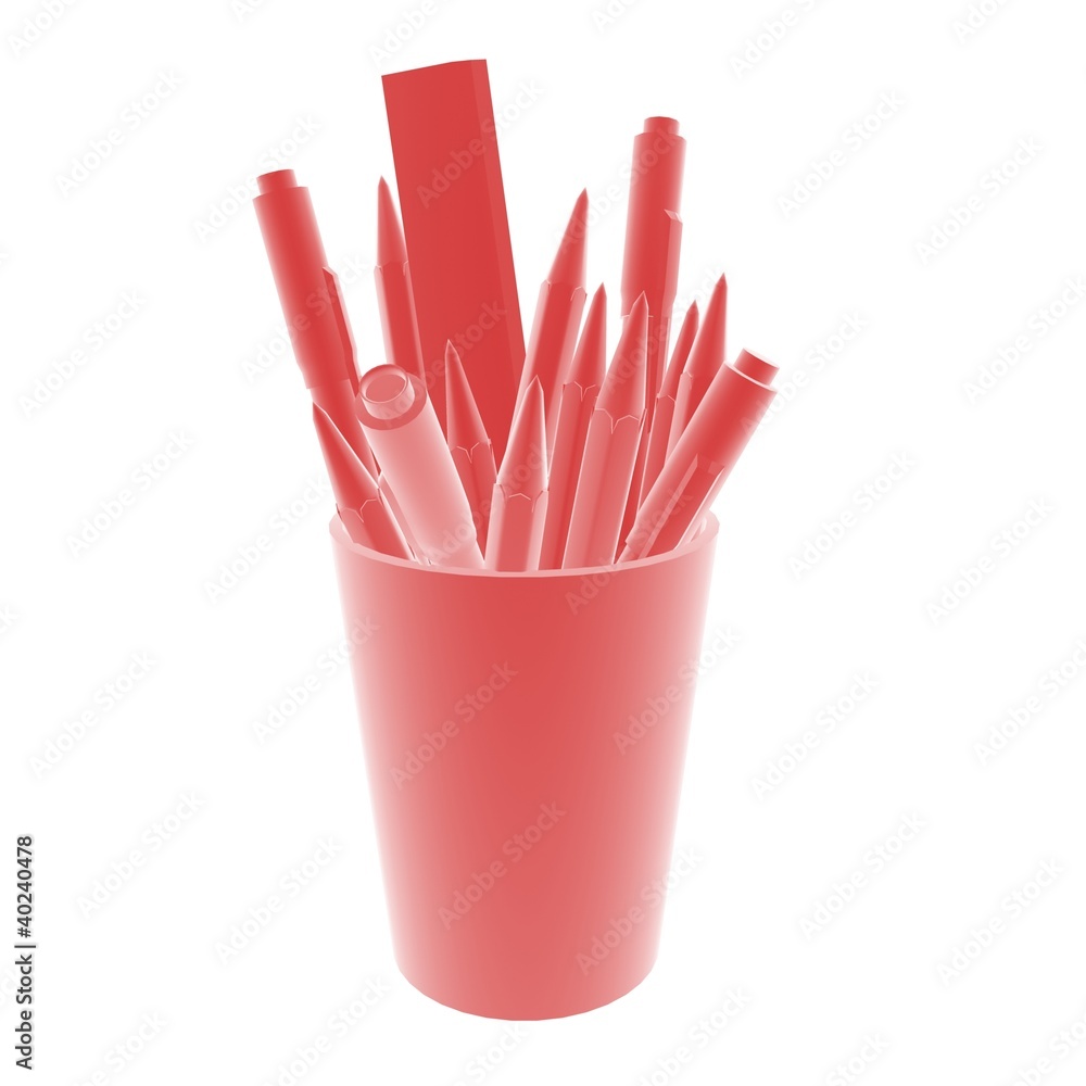 penstand red penstand red