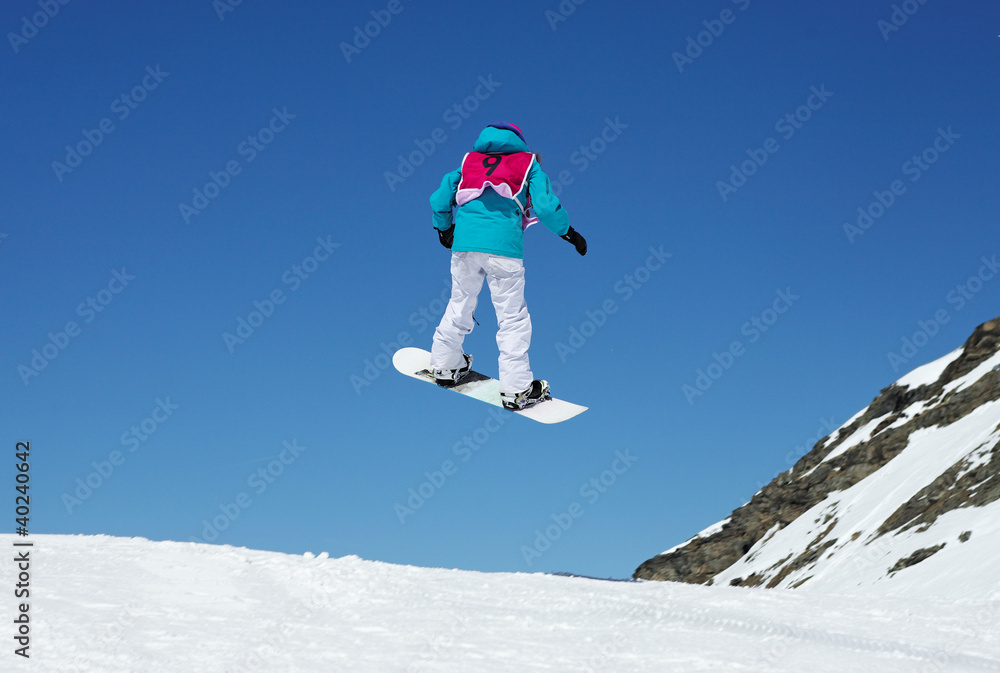 Saut en snowboard Saut en snowboard