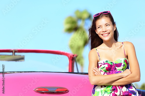 Photography Car woman happy