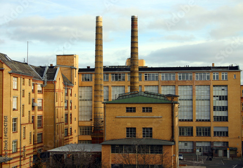 Factory, architecture from a brick