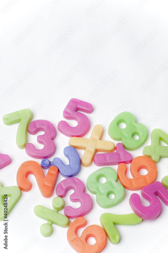 Naklejka premium numbers