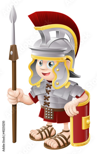 Cartoon Roman Soldier