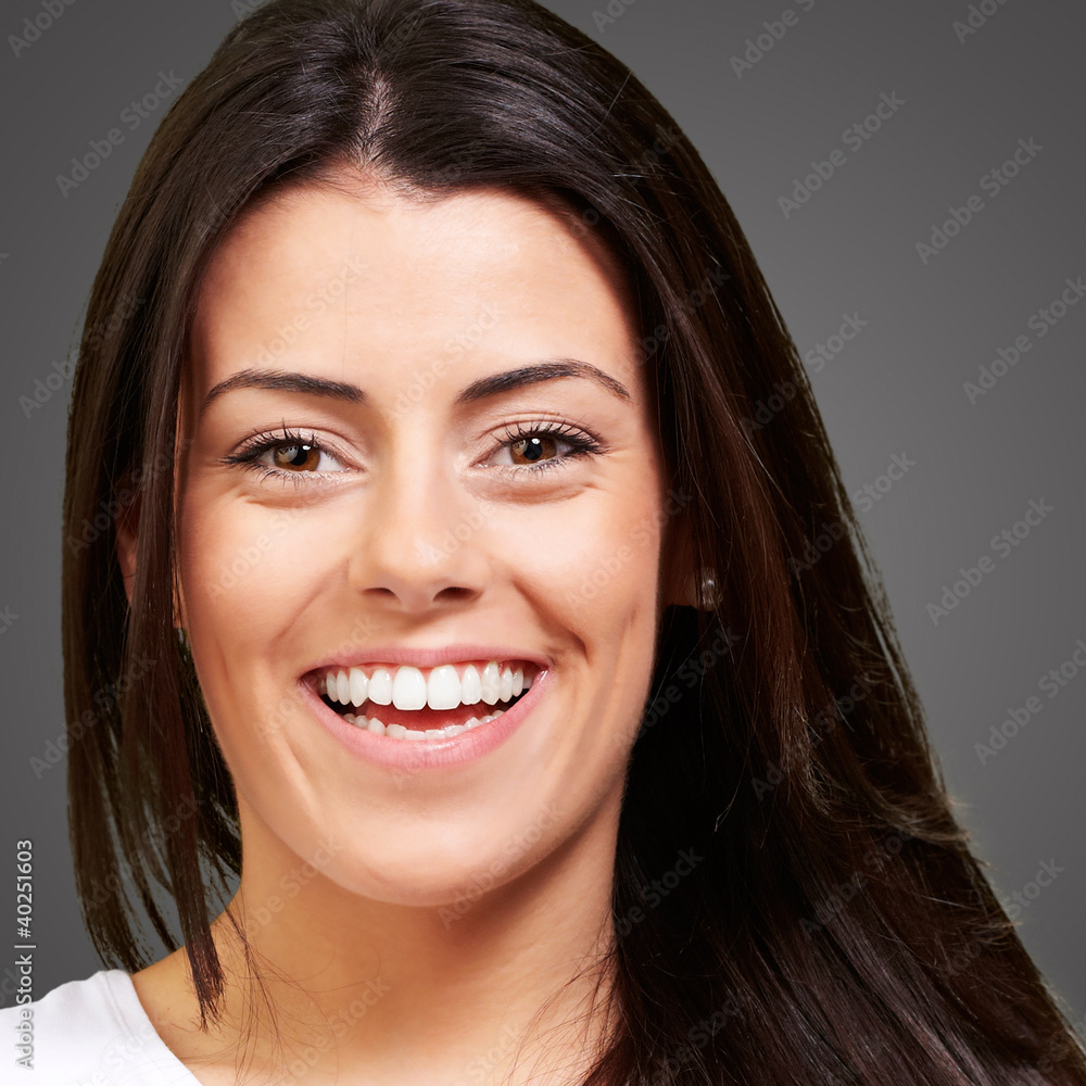portrait of a happy woman portrait of a happy woman