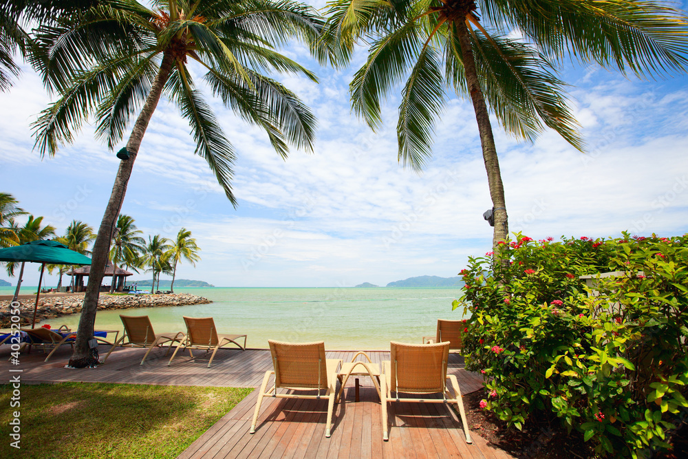 Fototapeta premium Tropical resort
