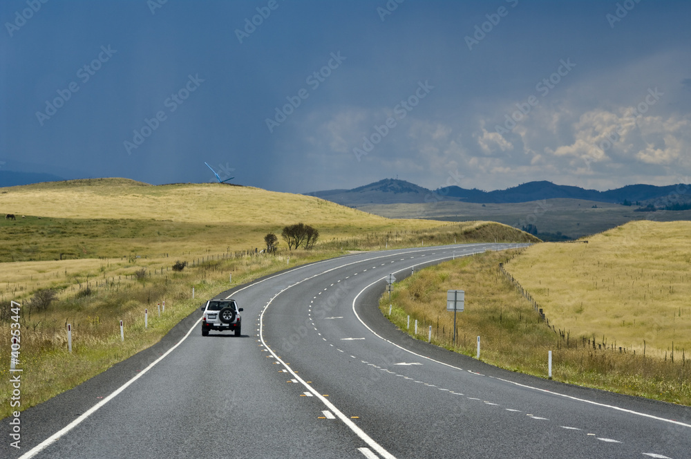 National freeway, state New South Wales. Australia.