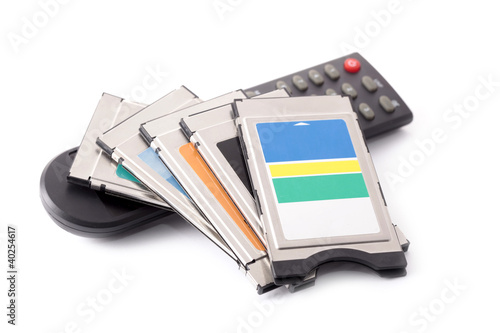 CAM modules for encrypted TV channels