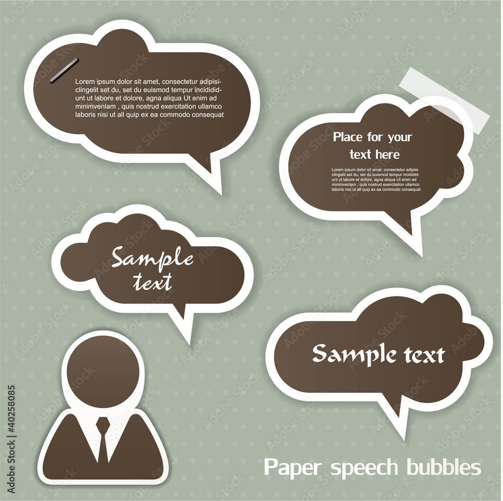 Speech bubbles