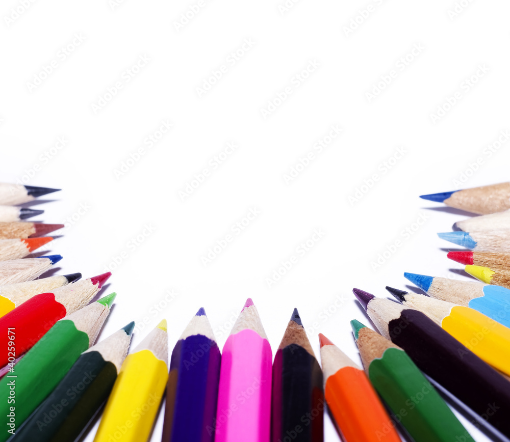 Fototapeta premium color pencils