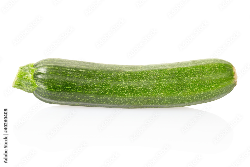 zucchini courgette on white, clipping path included zucchini courgette on white, clipping path included