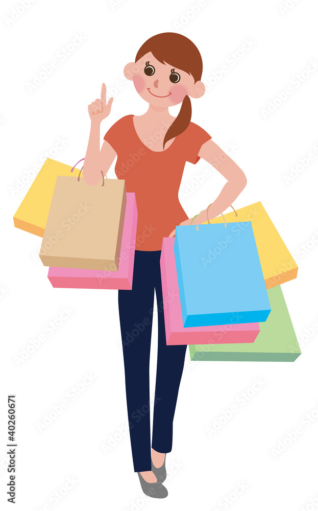 買い物 女性 買い物 女性
