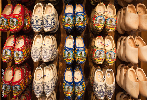 Dutch Wooden Shoes on Wall