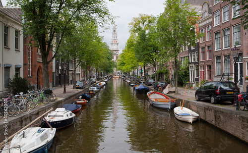Amsterdam Canal and Church © Alysta