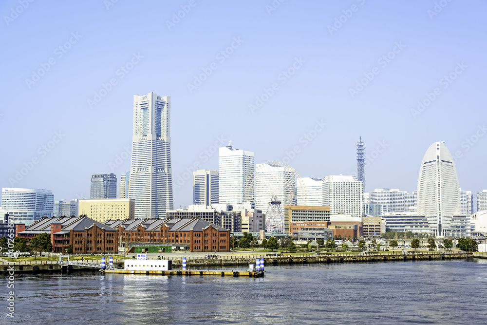 View of the Marina in Yokohama Bayside