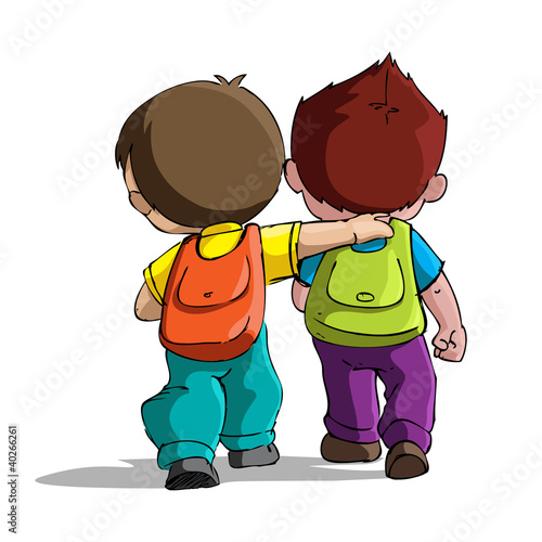 Kids going to School
