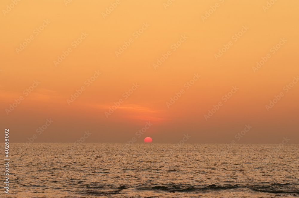 Sunset on the beach Sunset on the beach