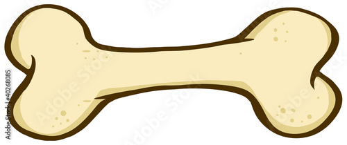 Cartoon Dog Bone photo